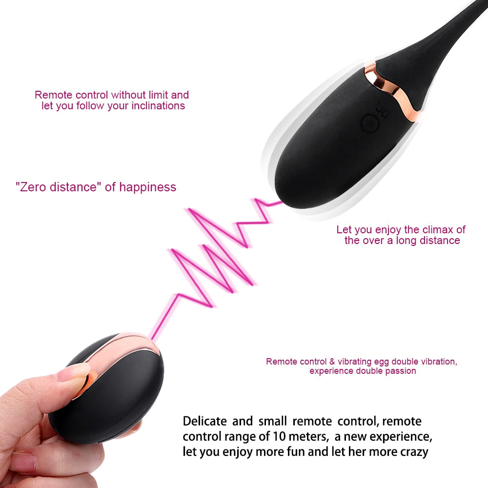 Wireless Remote Vibrating Egg Control Sex Toys for Women Female Massager