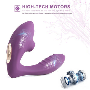 Grand Love – Unique 10 Sucking and vibration Modes Dual Vibrator