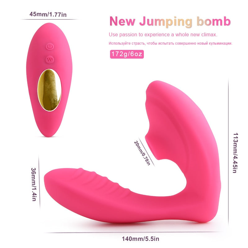 Grand Love – Unique 10 Sucking and vibration Modes Dual Vibrator