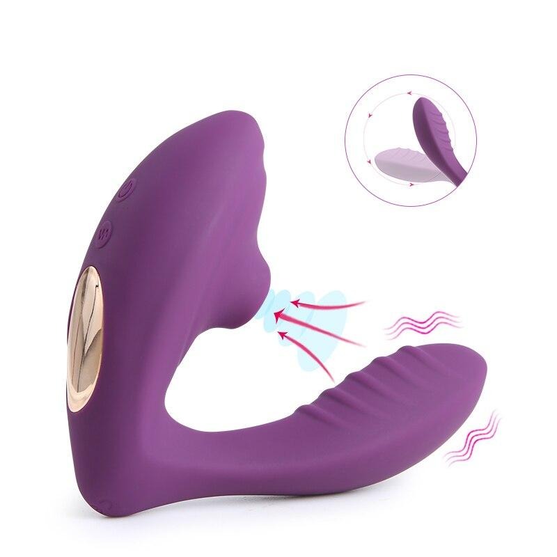 Grand Love – Unique 10 Sucking and vibration Modes Dual Vibrator