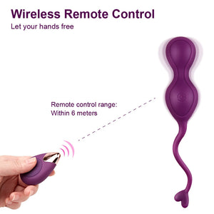 Wireless Vibrator Remote Control Kegel Ball Vibrate Love Egg Sex Toy