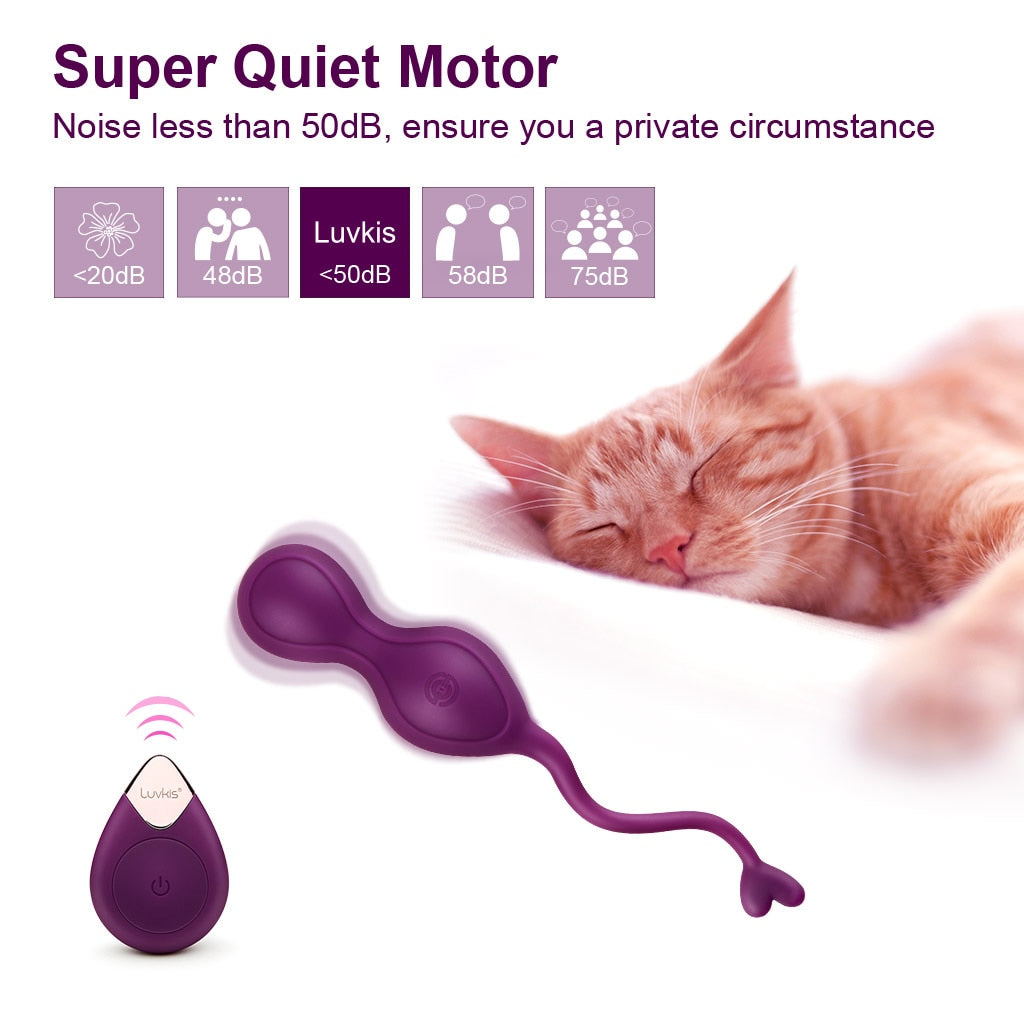 Wireless Vibrator Remote Control Kegel Ball Vibrate Love Egg Sex Toy