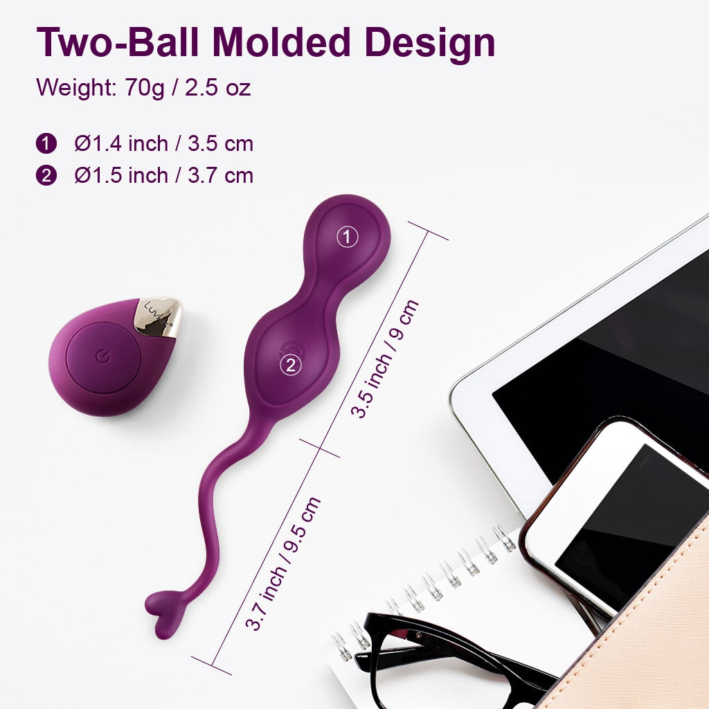 Wireless Vibrator Remote Control Kegel Ball Vibrate Love Egg Sex Toy