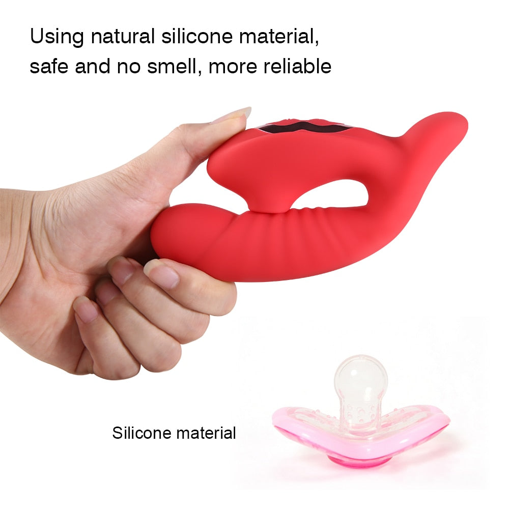 Lily Swan - Dual stimulation with 10 suction and vibration patterns