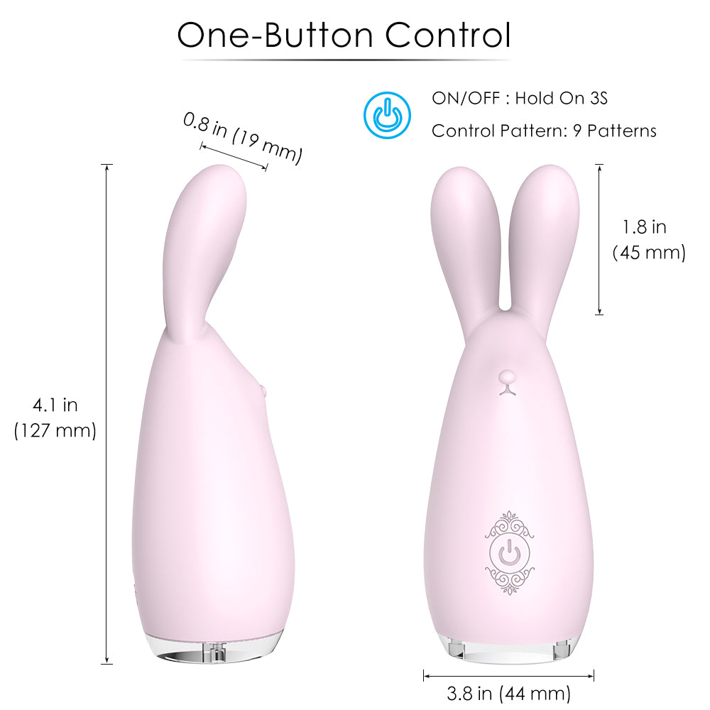 Kissen Rabbit - Colorful Lights Multi-Speed G Spot, Nipple, Clitoris Bunny Ears Vibrator